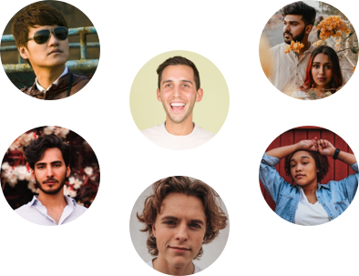 People faces